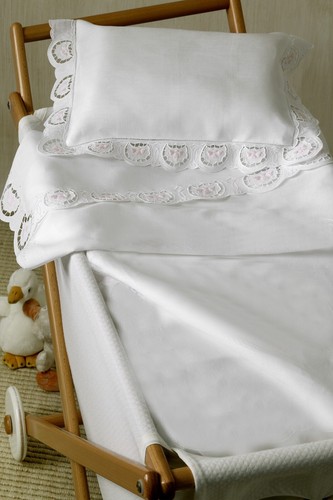 Lenzuolino baby ricamato - baby, a